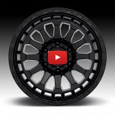 Black Rhino Raid Matte Black Custom Truck Wheels 4